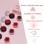 Red Sunset- LIP AND CHEEK TINT 2 in 1 matte + shimmer variant