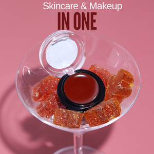 Red Sunset- LIP AND CHEEK TINT 2 in 1 matte + shimmer variant