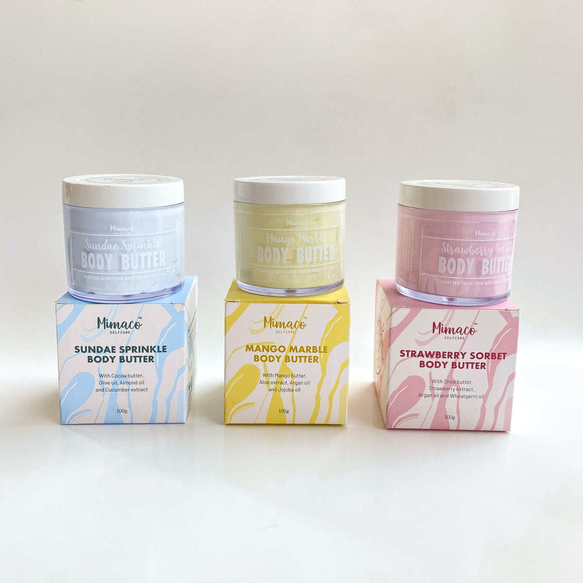 BODY BUTTER- Combo set of 3 – Mimaco Selfcare - Ayurveda x Modern Skincare